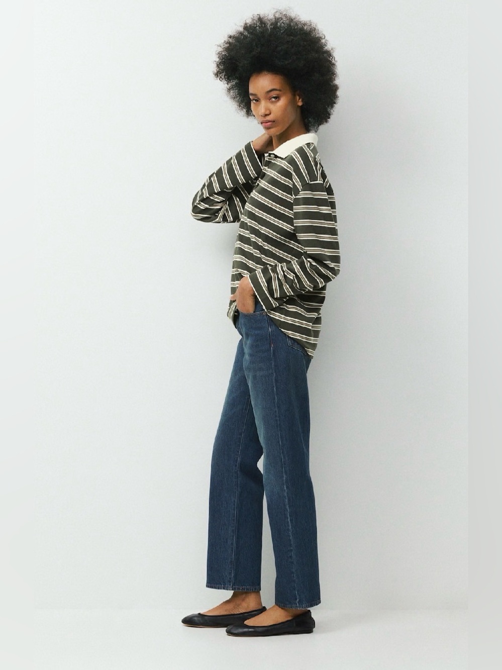 Like new Aritzia Denim Forum The '90s Marlo Hi-Rise Baggy Jean - Picture 8 of 11